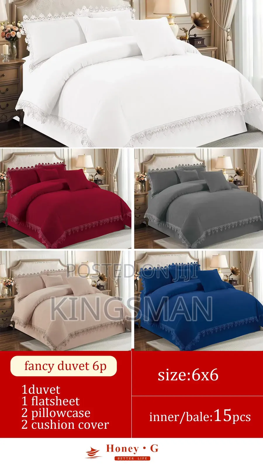 6 by 6 Luxury Duvet