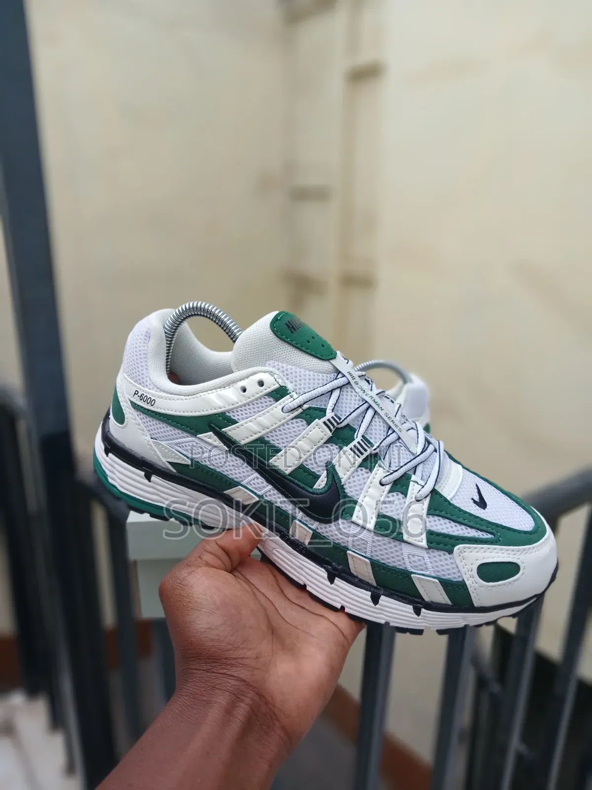 Nike P-6000 Summit White/Fir/Green"