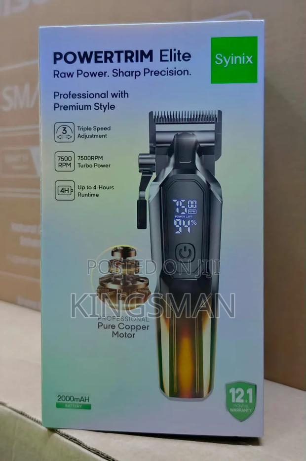 Syinix Rechargeable Shaver Powertrim Elite SHC-780