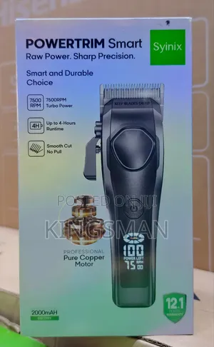 Syinix Rechargeable Shaver Powertrim Smart SHC-480
