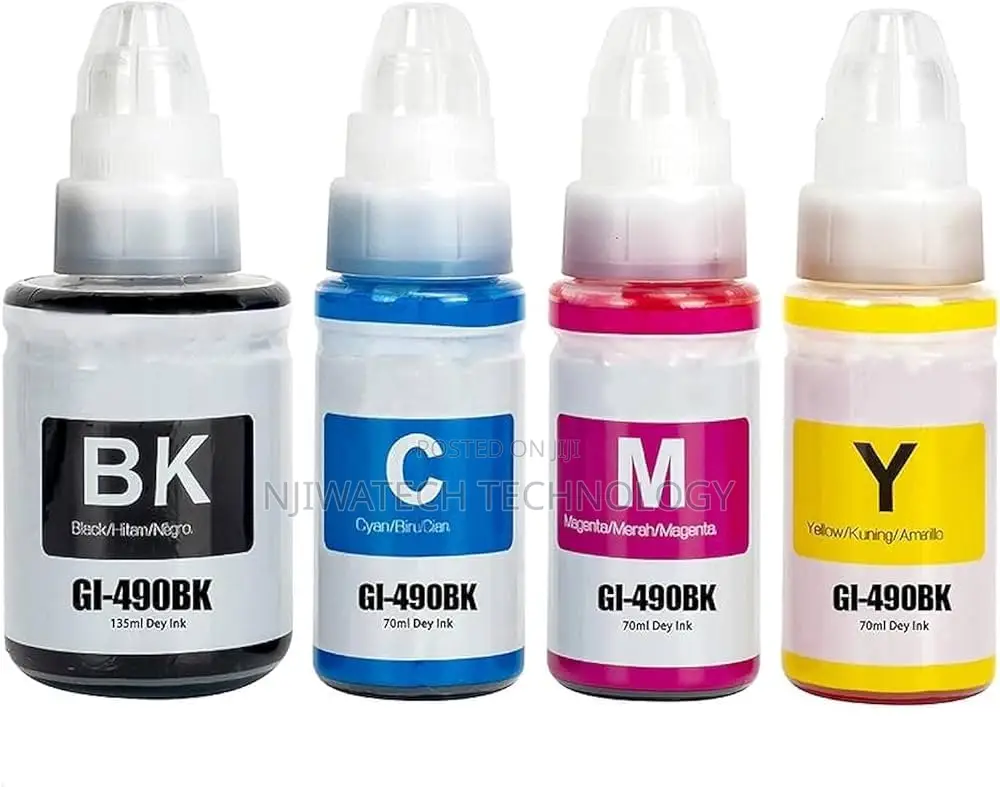 Canon G3410 (G-490) Printer Ink for Refilling