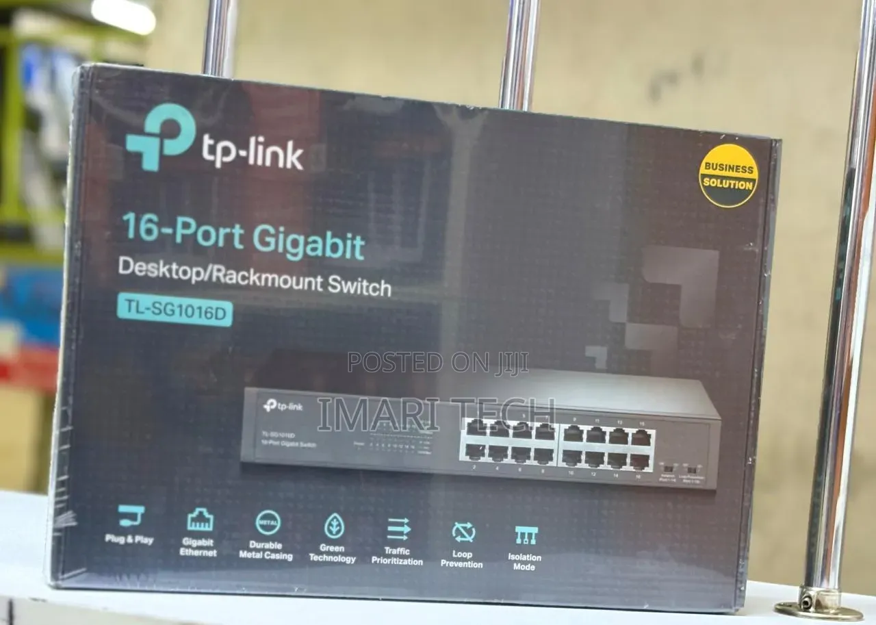 Tplink 16port Gigabit Switch Tl-Sg1016d