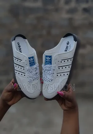 Adidas Samba Mules Whites