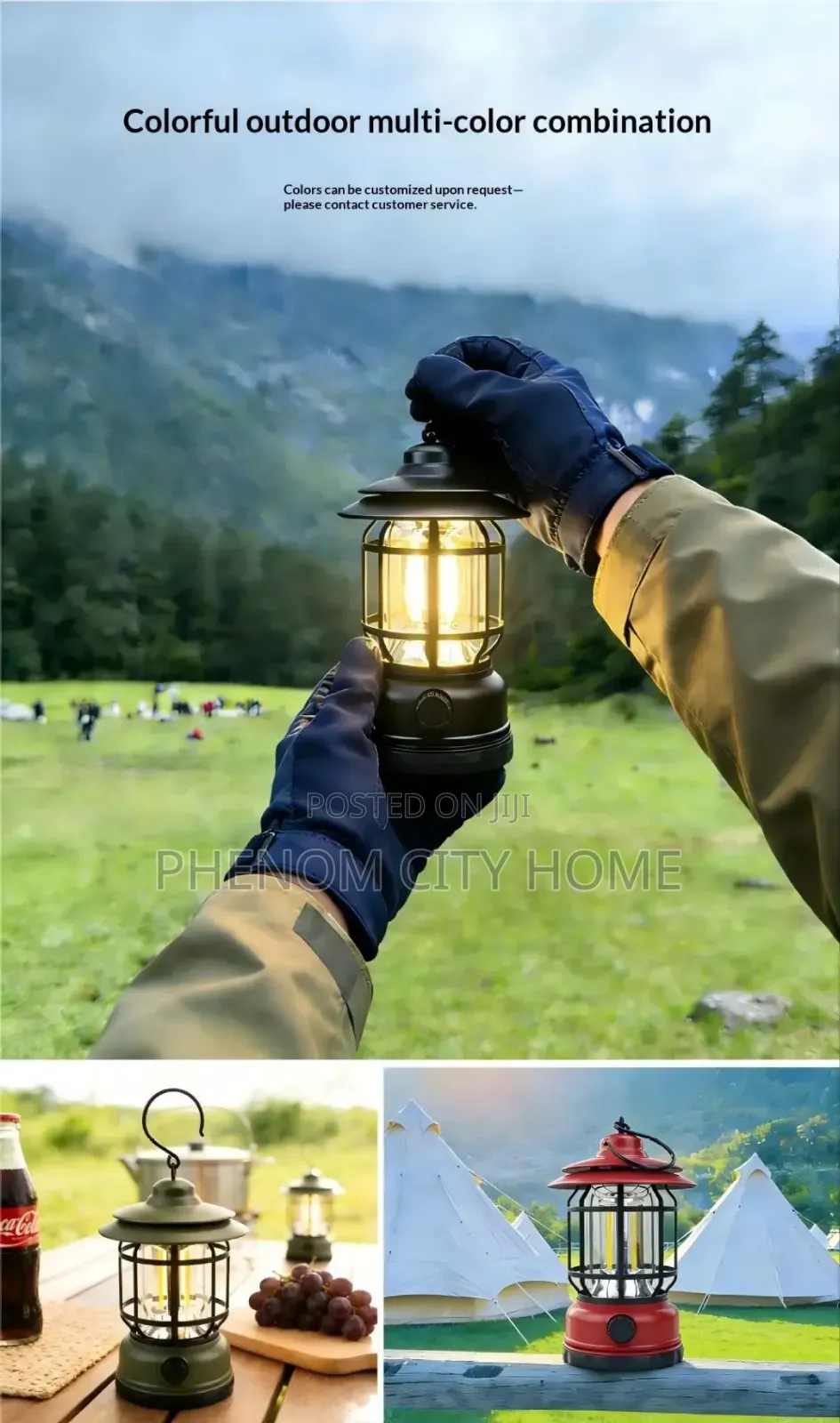 Ruben Rechargeable Camping/Picnic Lamp