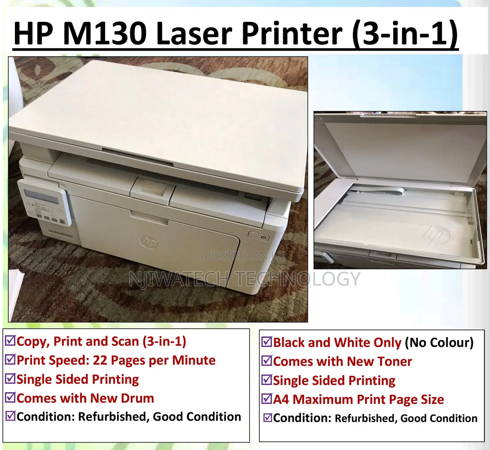 HP M130A Laser Printer