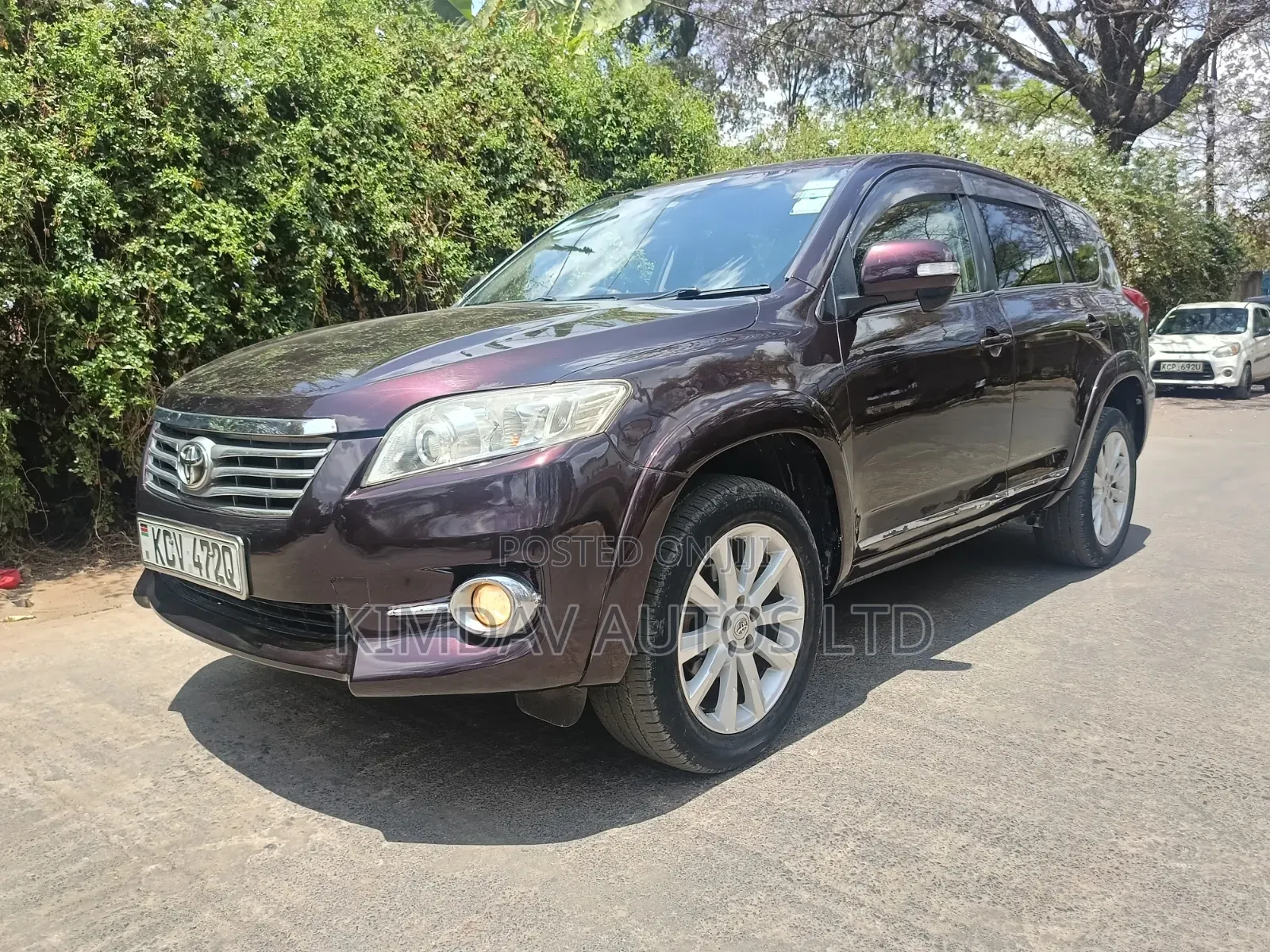 Toyota Vanguard 2012 Maroon