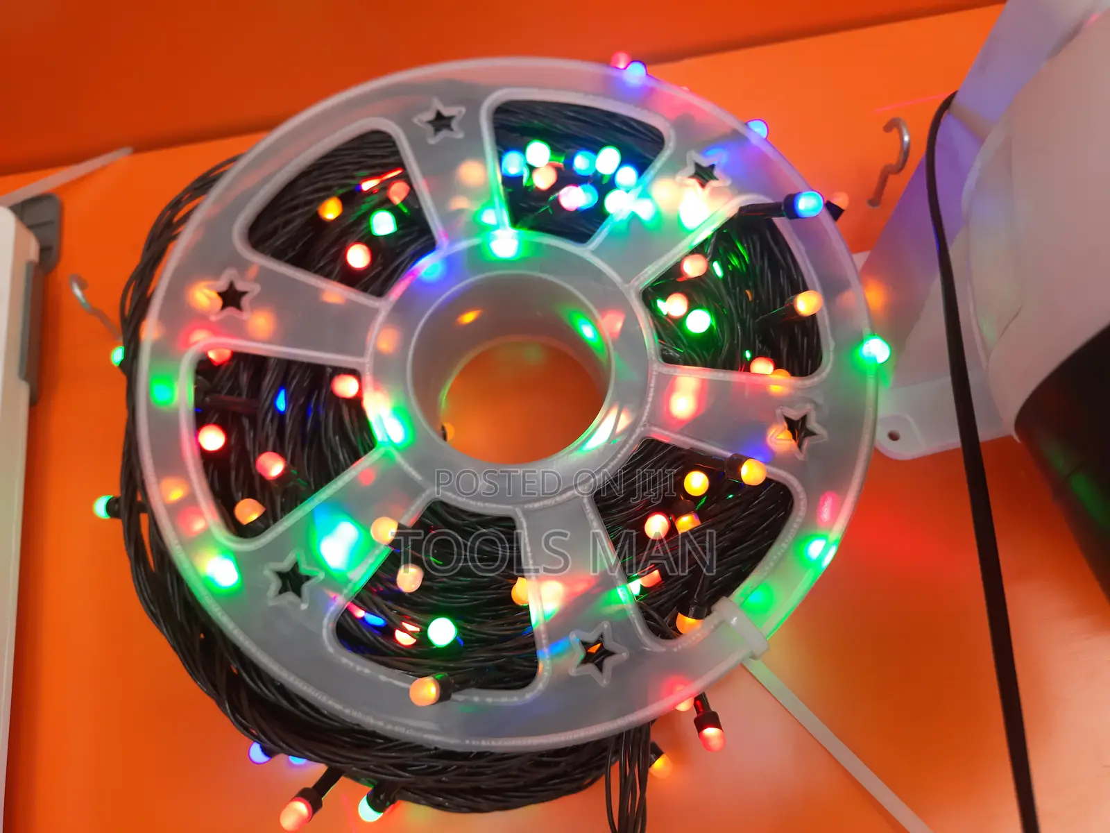 Multicolor LED String Fairy Lights 50M Outdoor Festive Party Reel Plug