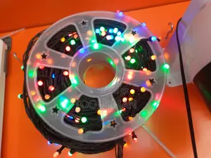 Multicolor LED String Fairy Lights 50M Outdoor Festive Party Reel Plug