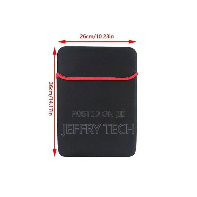 Black Pouch Sleeve Soft Laptop Bag Case for Android Tablet PC 14 Inch
