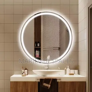 Luxury Round LED Backlit Mirror Available