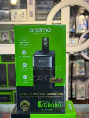 Oraimo PowerJet 501 50,000mAh 85W Ultra-Fast Charging Power Bank