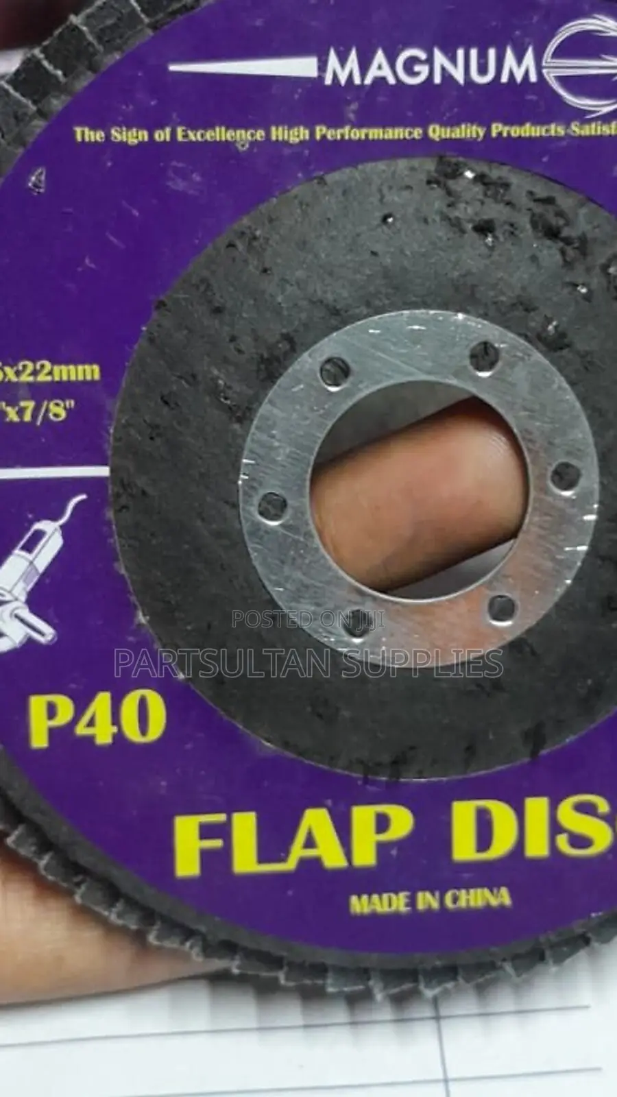 Sanding Disc (4.5x7/8" (P40)