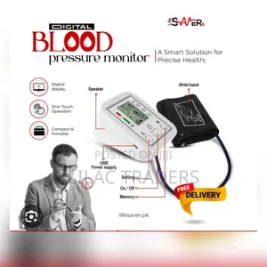 Digital Blood Pressure Monitor – Dual Power Options Pa