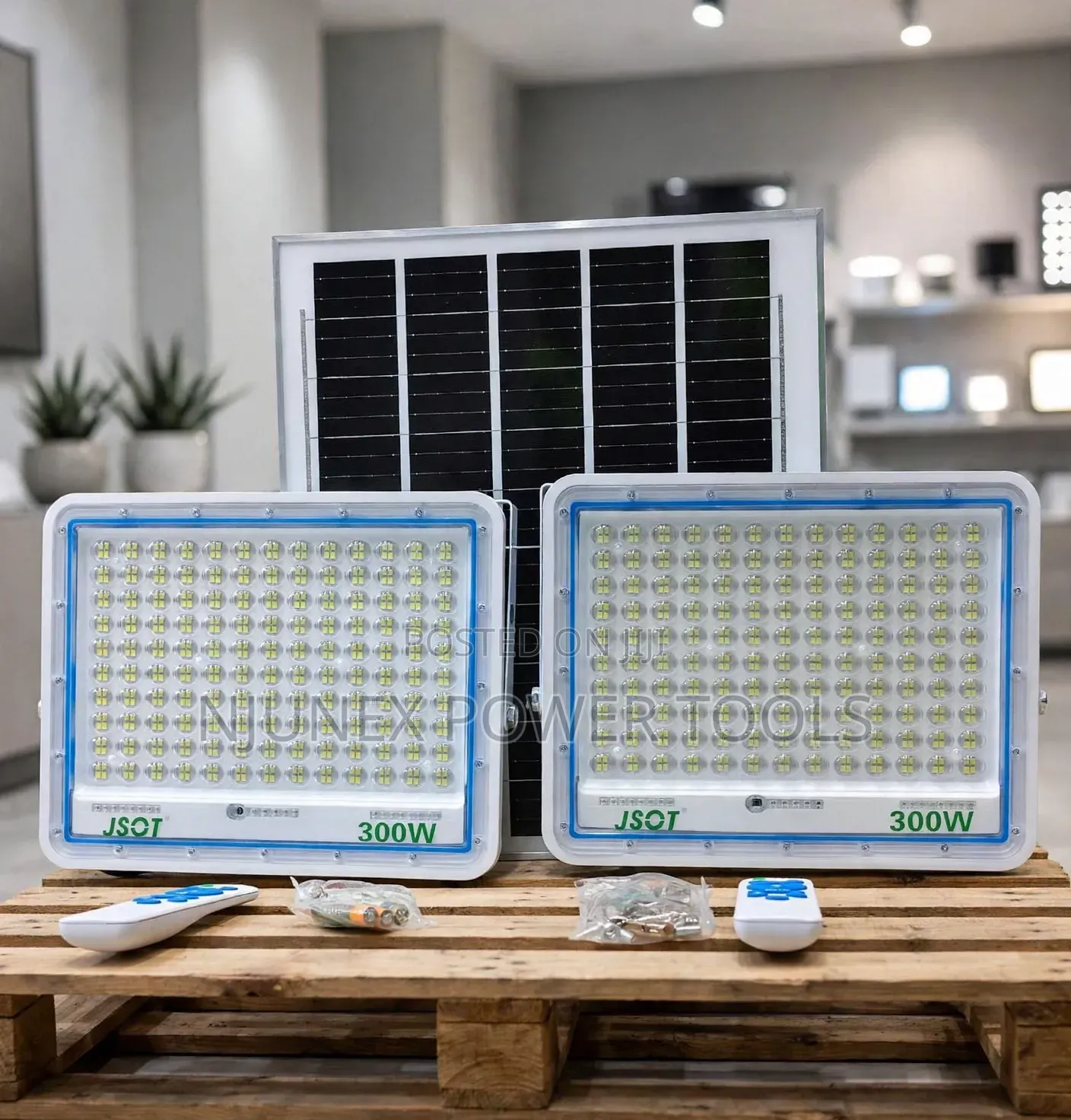 2in1 300W Jsot Solar Floodlights
