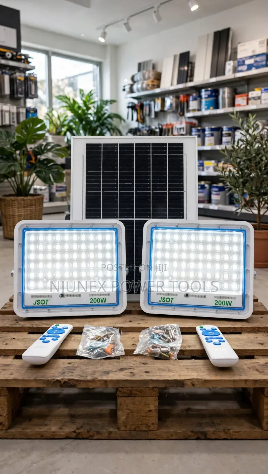 2in1 200W Jsot Solar Floodlights