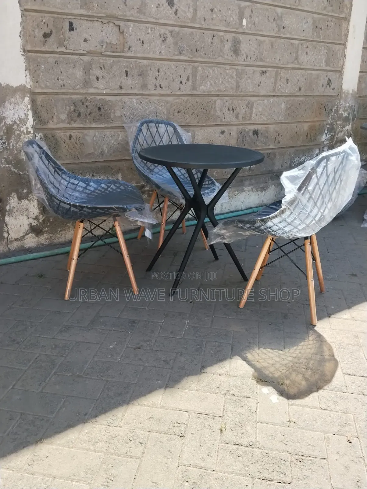 Black Outdoor Set