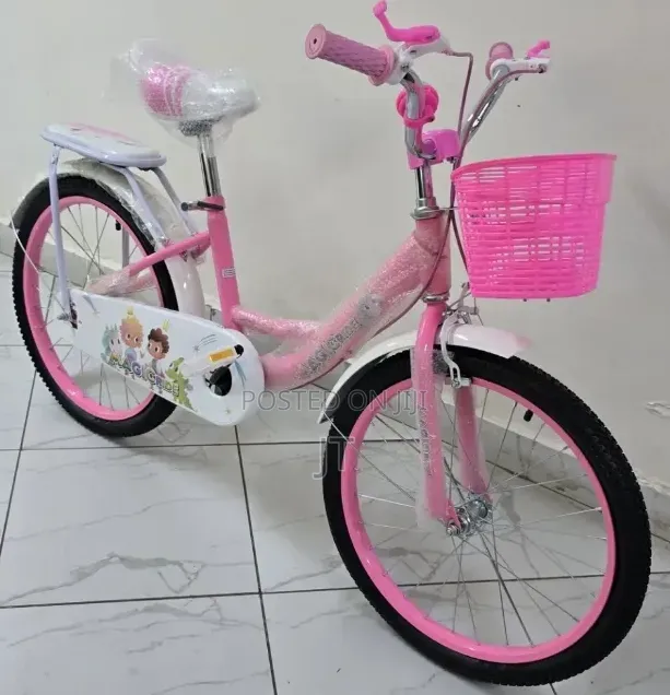 Size 20 Bicycle Equipped With a Front Basket, a Rear Luggage Rack