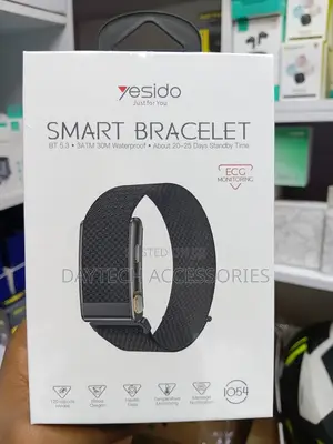 Yesido Bluetooth 5.4 Waterproof Smart Fitness Bracelet 30-Day Standby