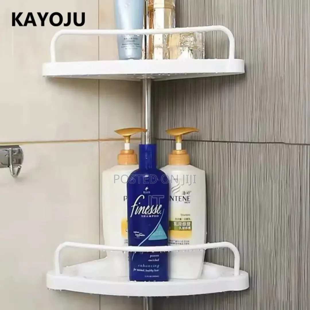 4-Tier Adjustable Corner Shower Rack