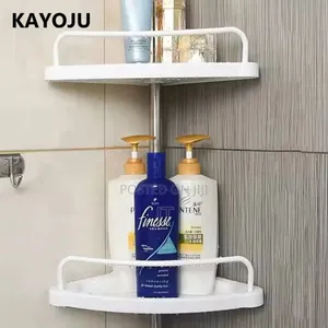 4-Tier Adjustable Corner Shower Rack