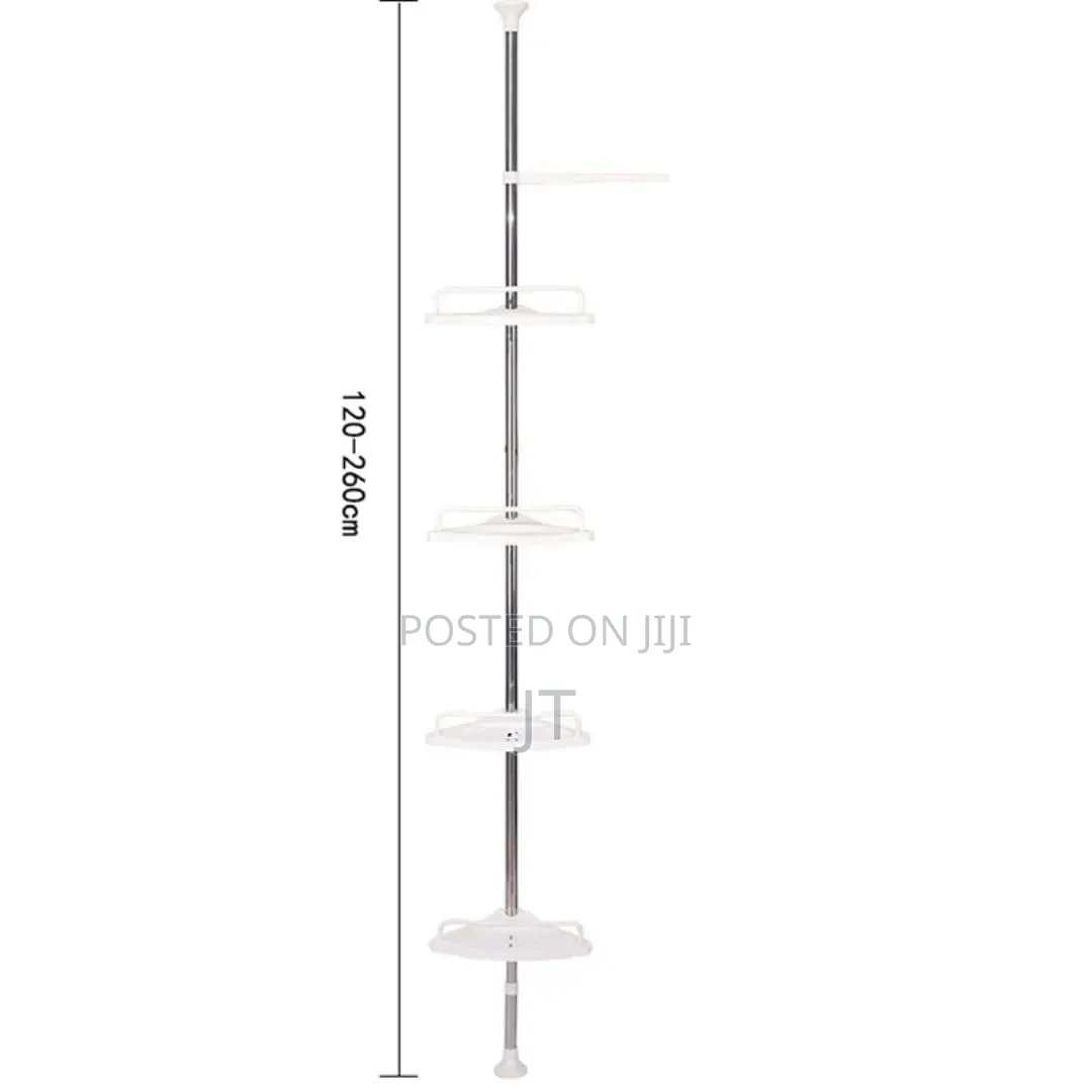 4-Tier Adjustable Corner Shower Rack