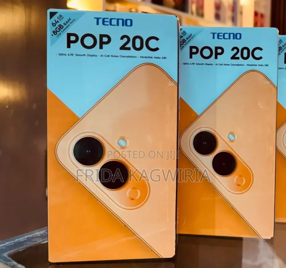 New Tecno Pop 20 64 GB Black