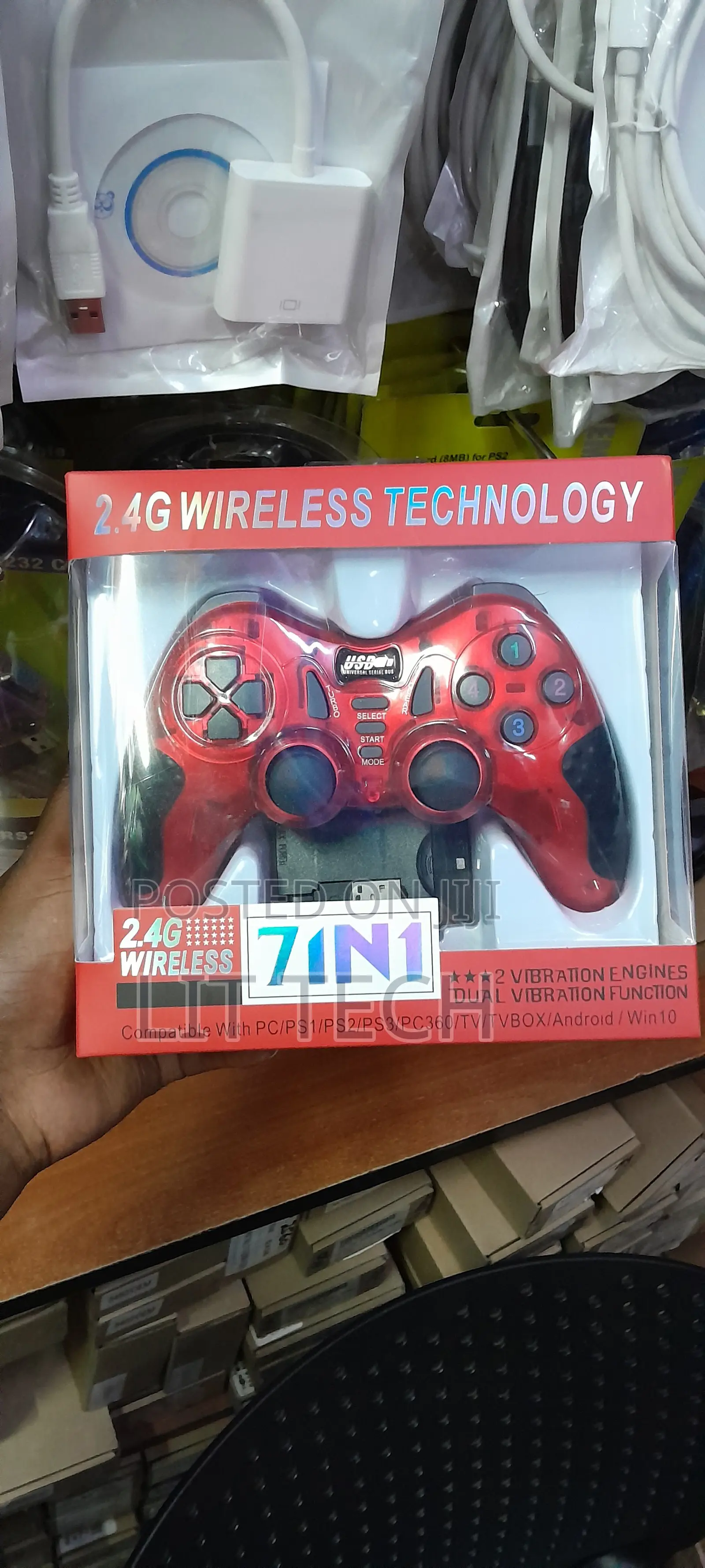 7-in-1 2.4G Wireless Gamepad Controller