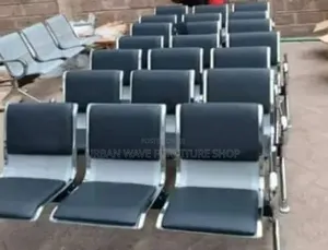 3seater Black Waiting Benches