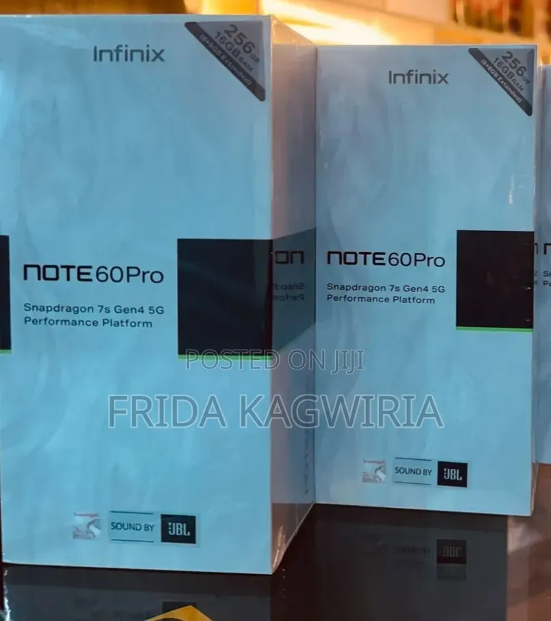 New Infinix Note 60 Pro 256 GB Silver