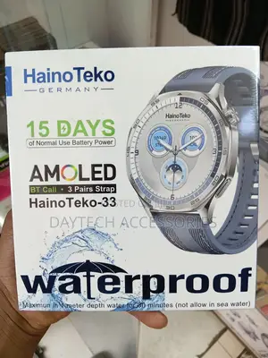 Haino-Teco-33 Germany Waterproof Smart Watch AMOLED Display.