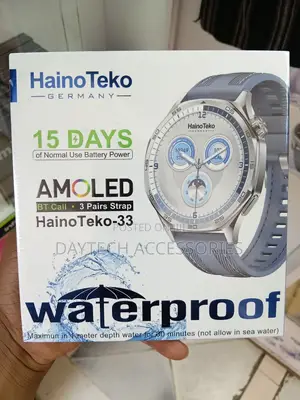 Haino-Teco-33 Germany Waterproof Smart Watch AMOLED Display.