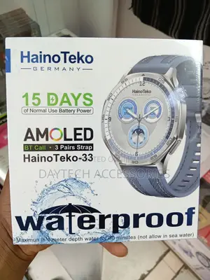 Haino-Teco-33 Germany Waterproof Smart Watch AMOLED Display.