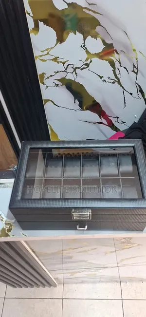 24 Slots Leather Watch Organizer