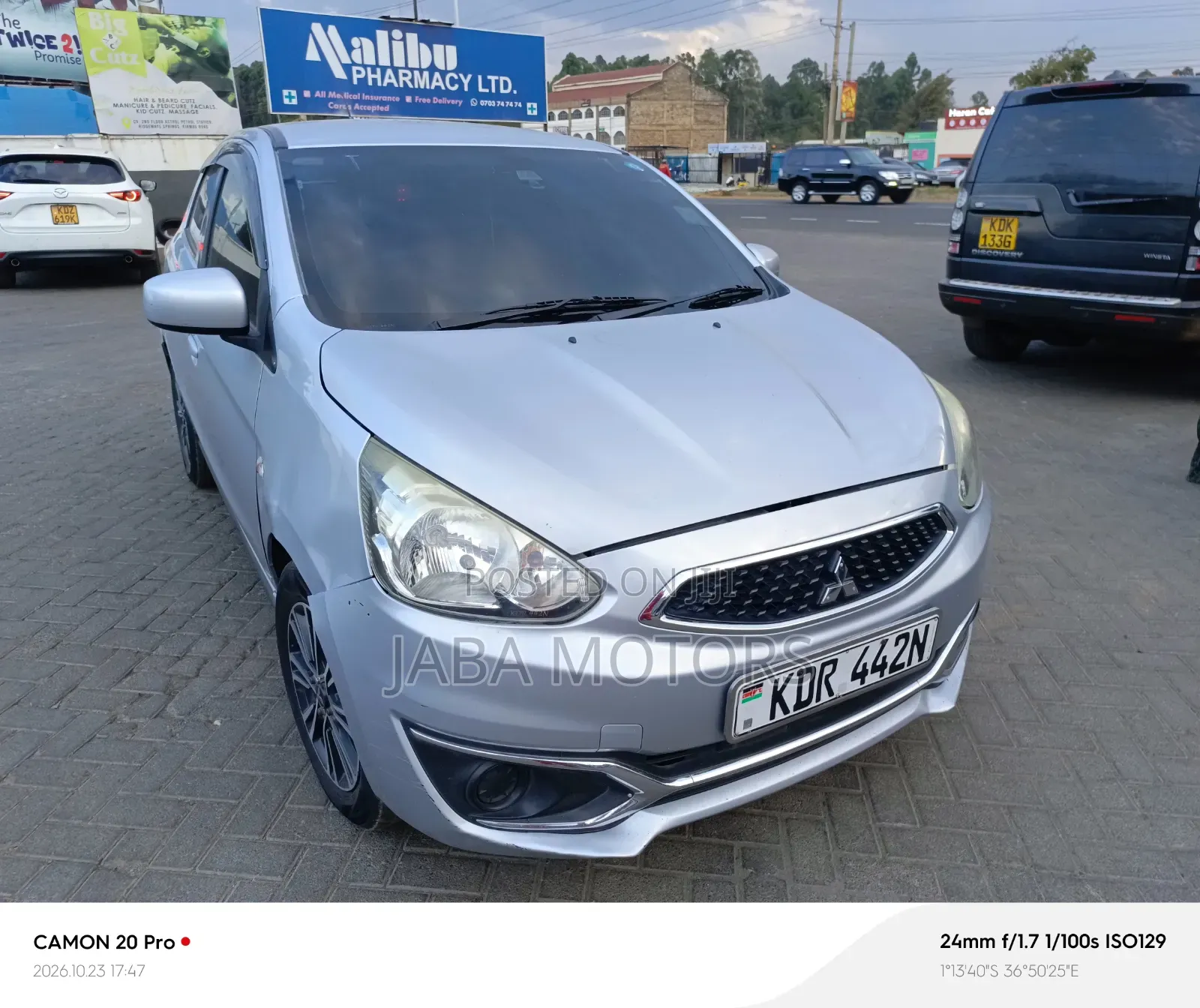 Mitsubishi Mirage 2017 Silver