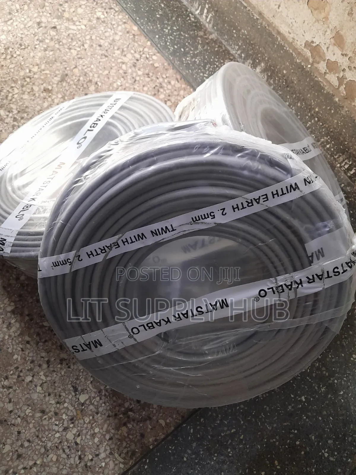 Matstar 2.5mm Twin With Earth Aluminium Electrical Cable 90 Metres