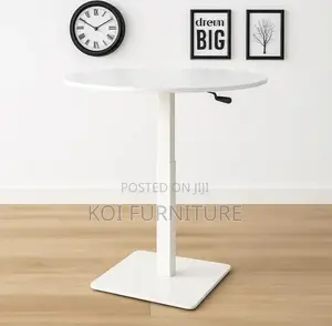 Adjustable Coffee Table | Round Modern Home Office Tables