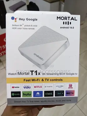 Mortal T1X 8K Streaming Box Running Android 14.0.