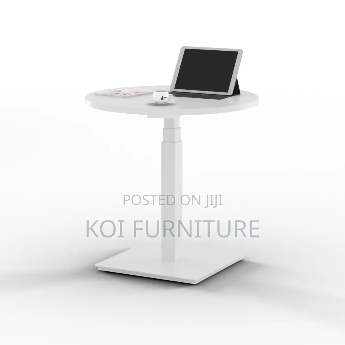 Adjustable Coffee Table | Round Modern Home Office Tables