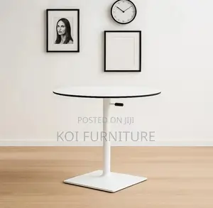 Adjustable Coffee Table | Round Modern Home Office Tables