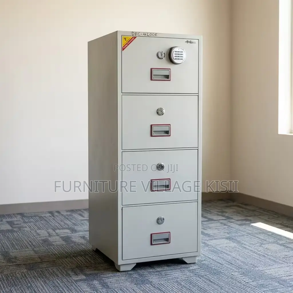 4-Drawer Diplomatic Fireproof Safe Cabinet