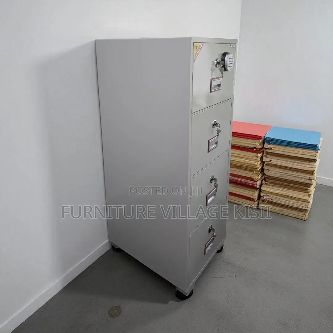 4-Drawer Diplomatic Fireproof Safe Cabinet