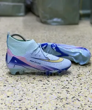 (31-35 )Kids Nike High-Top Firm-Ground/Multi-Ground Football Boots