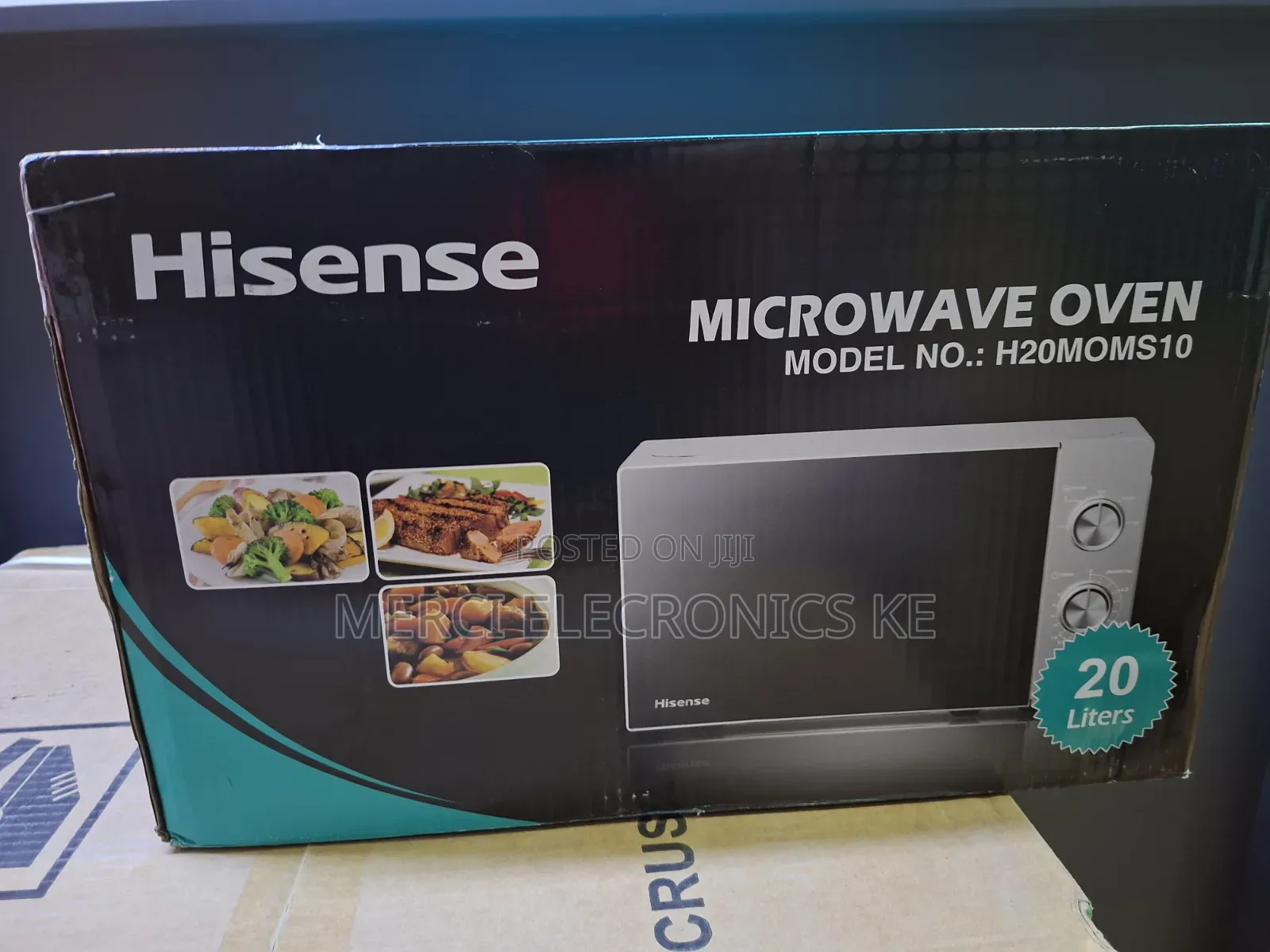 Hisense Microwave 20l White Colur Mechanical Knob Control