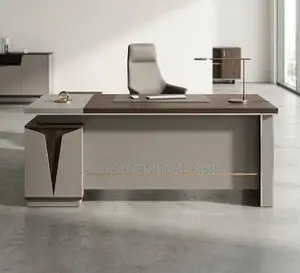 180CM Director's Solid Wood Desk With Extended Storage