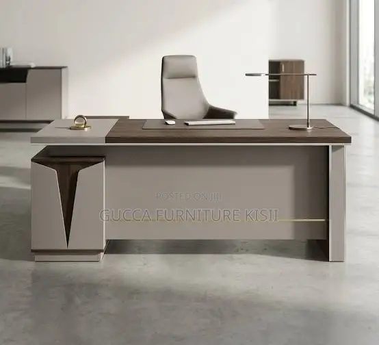180CM Director's Solid Wood Desk With Extended Storage