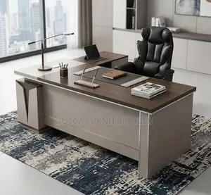 180CM Director's Solid Wood Desk With Extended Storage