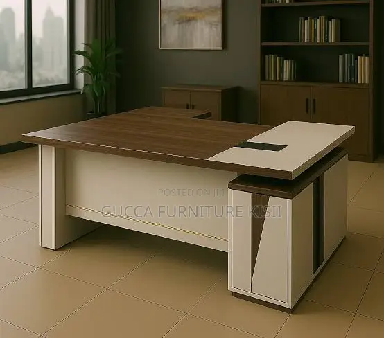 180CM Director's Solid Wood Desk With Extended Storage