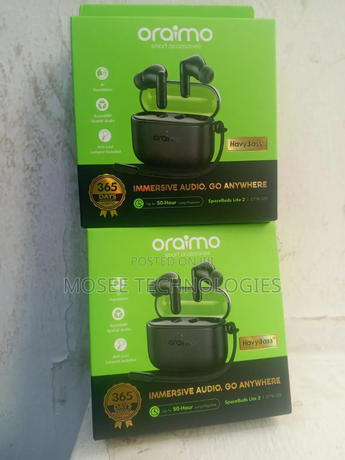 Oraimo HavyBass True Wireless Earphones