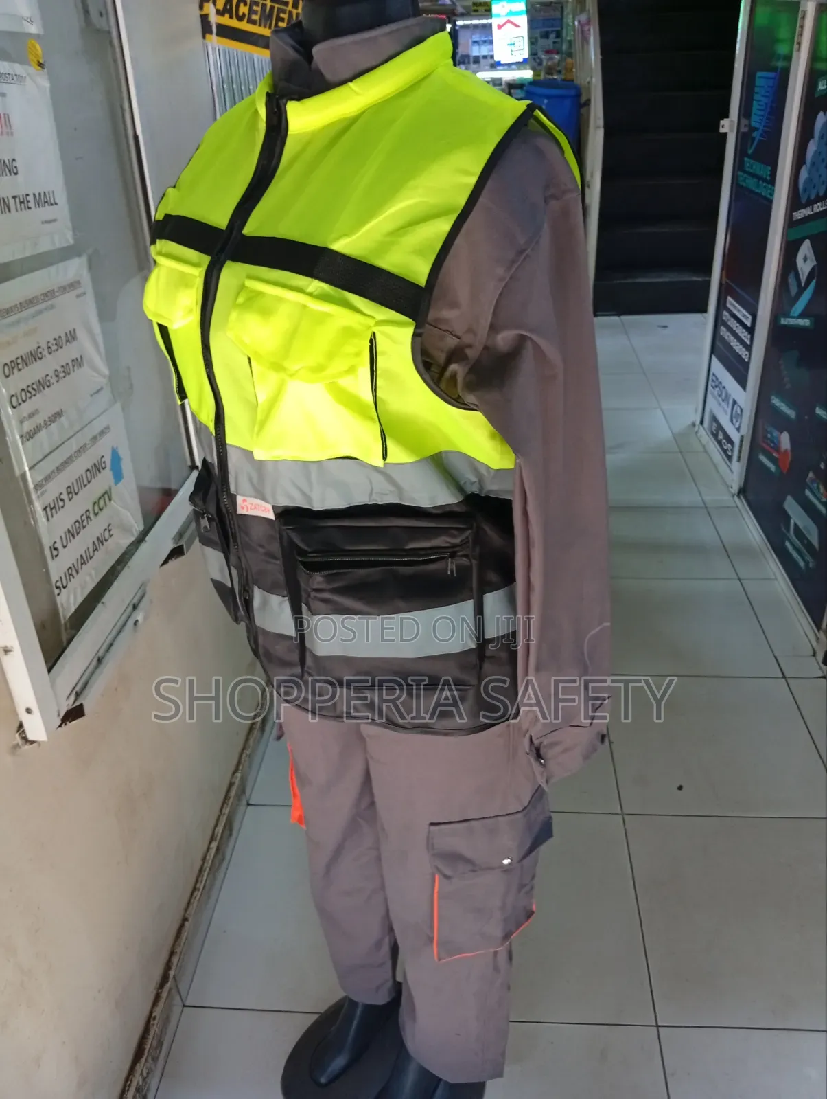 Chinese Collar Reflector Vest