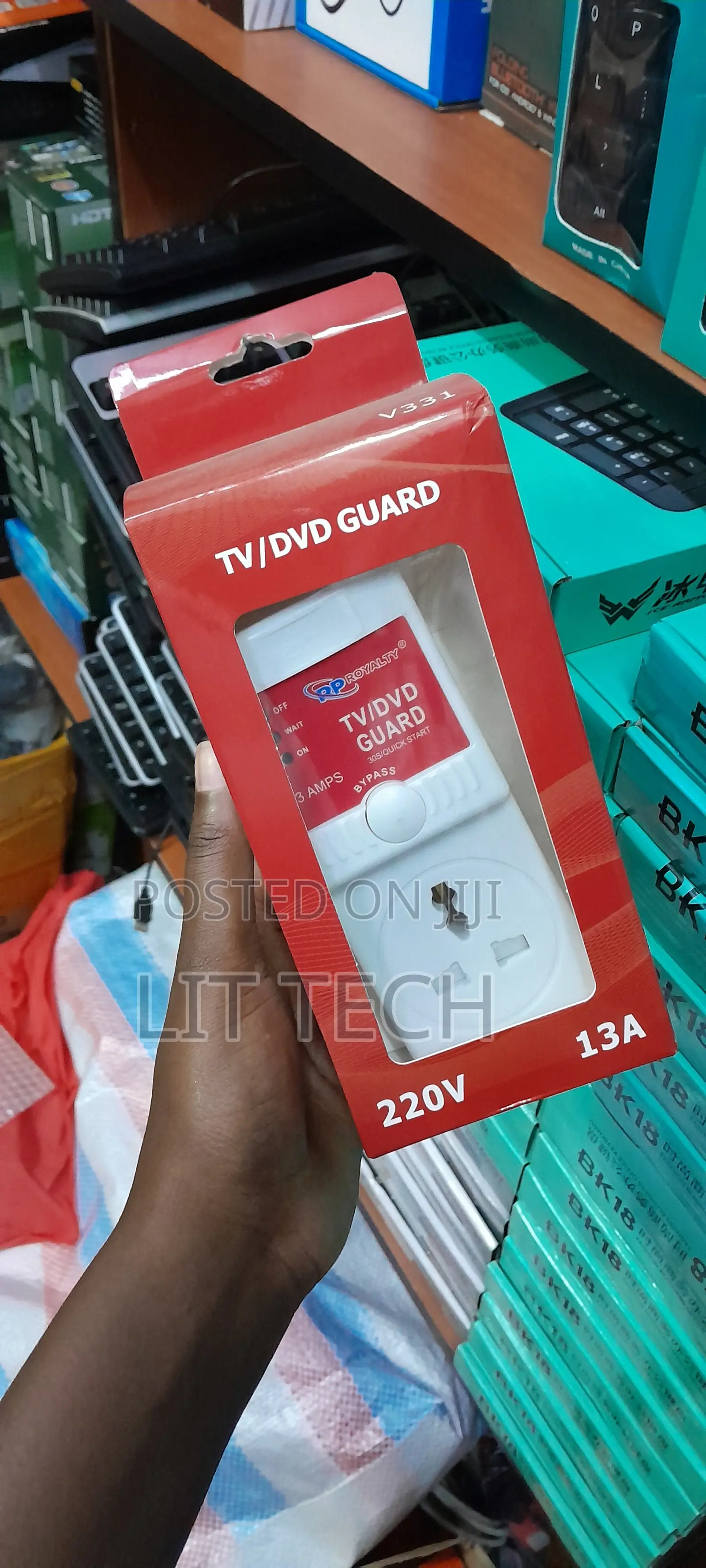TV/DVD Guard 220V 13A (Voltage Surge Protector)